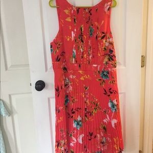 Liz Claiborne NWOT spring pleated dress - 14